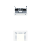 Thorn - Plafonnier encastré à LED - PANOS EVO Q140L 15W LED830 LDO AL WH