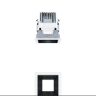 Thorn - Plafonnier à diodes encastré - PANOS - P-INF Q100H LED750-927-65 LDO BK WH