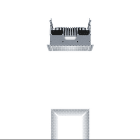 Thorn - Plafonnier encastré à LED - PANOS - P-INF Q140L LED1000-940 LDO FAL TL