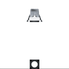 Thorn - Plafonnier encastré à LED - PANOS R Q68 1K-927 LDO FL BK TL