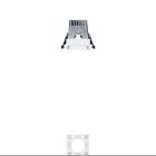 Thorn - Plafonnier encastré à LED - PANOS INF Q68 10W LED930 LDO FL-AL TL