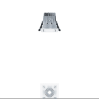 Thorn - Plafonnier encastré à LED - PANOS EVO Q68 10W LED840 SP-FAL WH