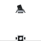 Thorn - Plafonnier encastré à LED - PANOS INF Q68V 10W LED927 LDO SP-BK WH