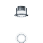 Thorn - Plafonnier encastré à LED - PANOS EVO R100L 15W LED827 SWI SM WH