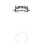 Thorn - Plafonnier encastré à LED - PANOS - P-INF R150L LED1000-940 LDO WH TL