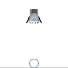 Thorn - Plafonnier encastré à LED - PANOS INF R68 10W LED940 LDO FL-AL WH