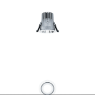 Thorn - Plafonnier encastré à LED - PANOS EVO R68 10W LED840 LDO VFL-AL WH