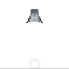 Thorn - Plafonnier encastré à LED - PANOS INF R68 10W LED940 LDO VFL-WH WH