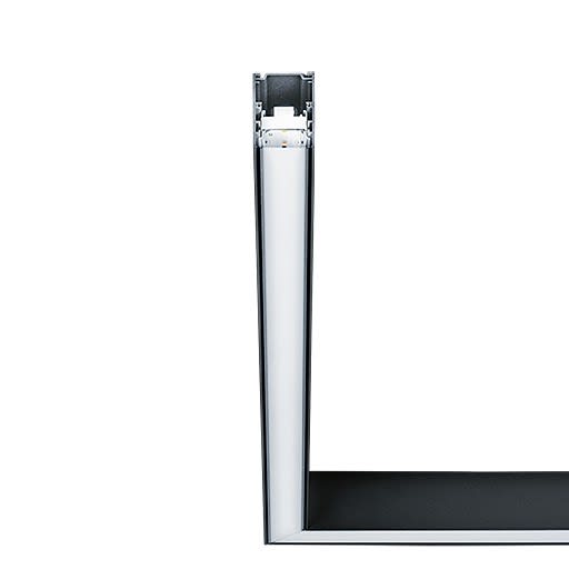 Thorn - Réglette ligne lumineuse LED - SLOT - SLOIN slim CL ID 840 L775 LDE BK