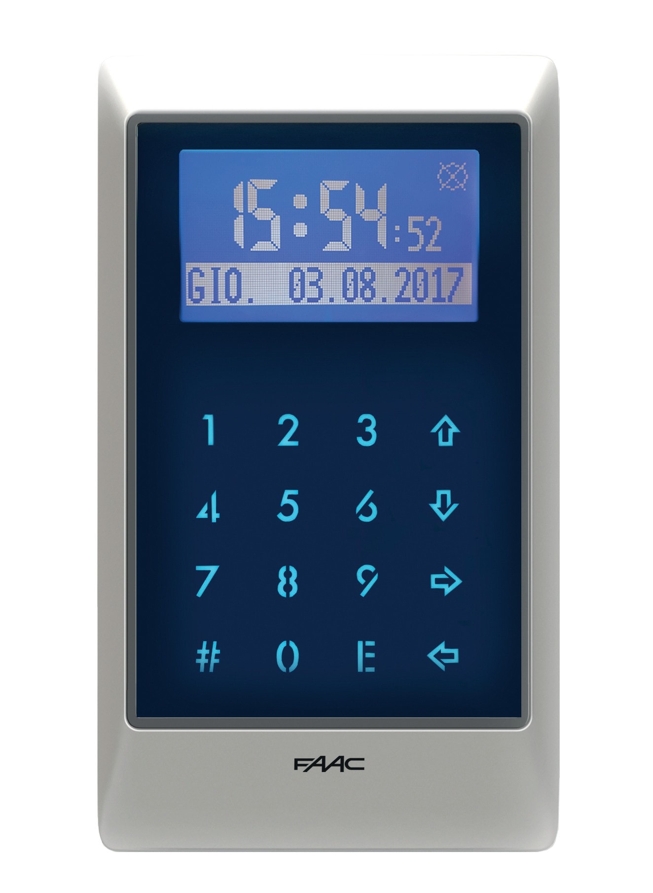 Faac - xkpr 125d da ? keypad+prox reader + disp 125khz dual ant.
