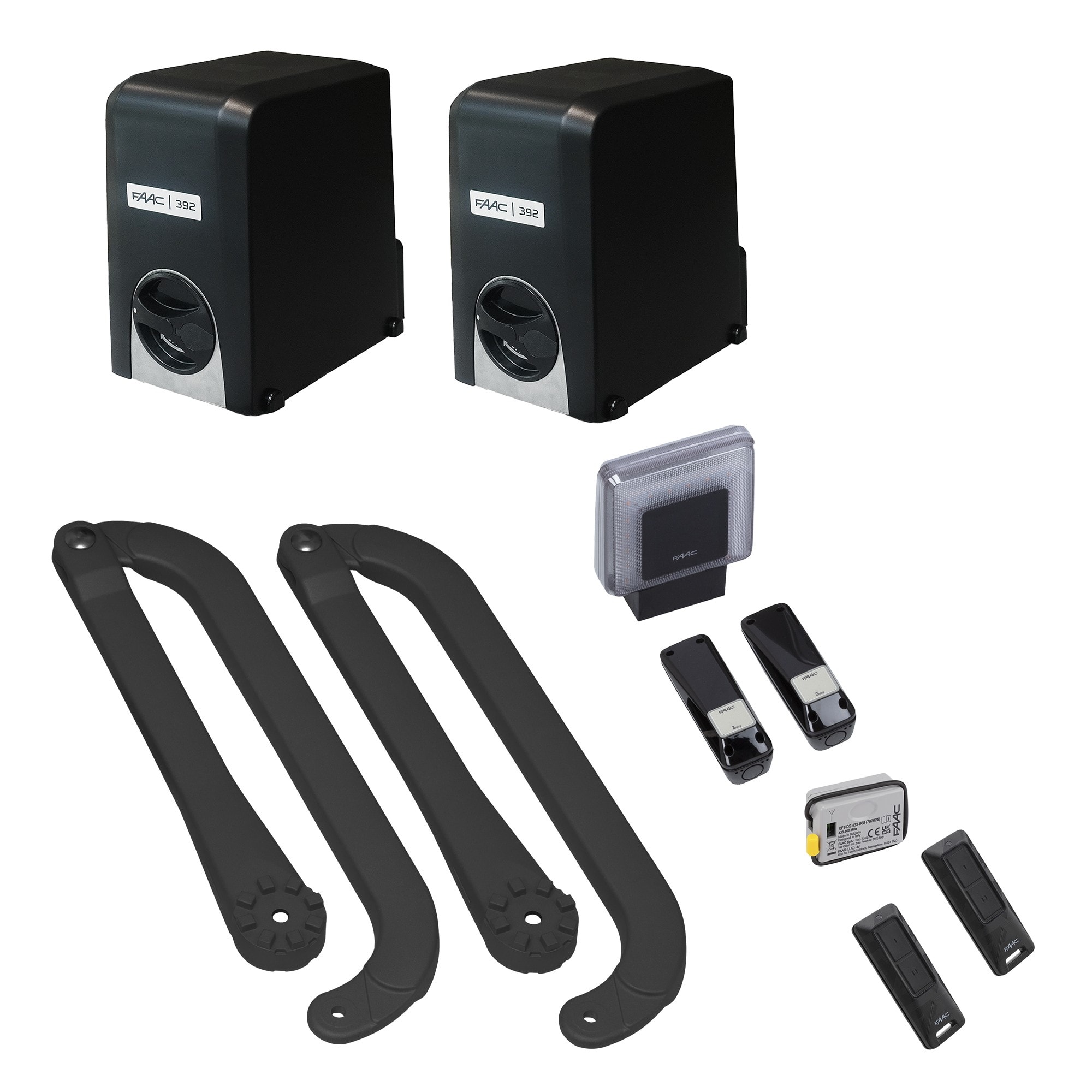 Faac - Kit Energy Automatisme Portail battant. Bras articulé/opérateur 24V/vantail 2,5m