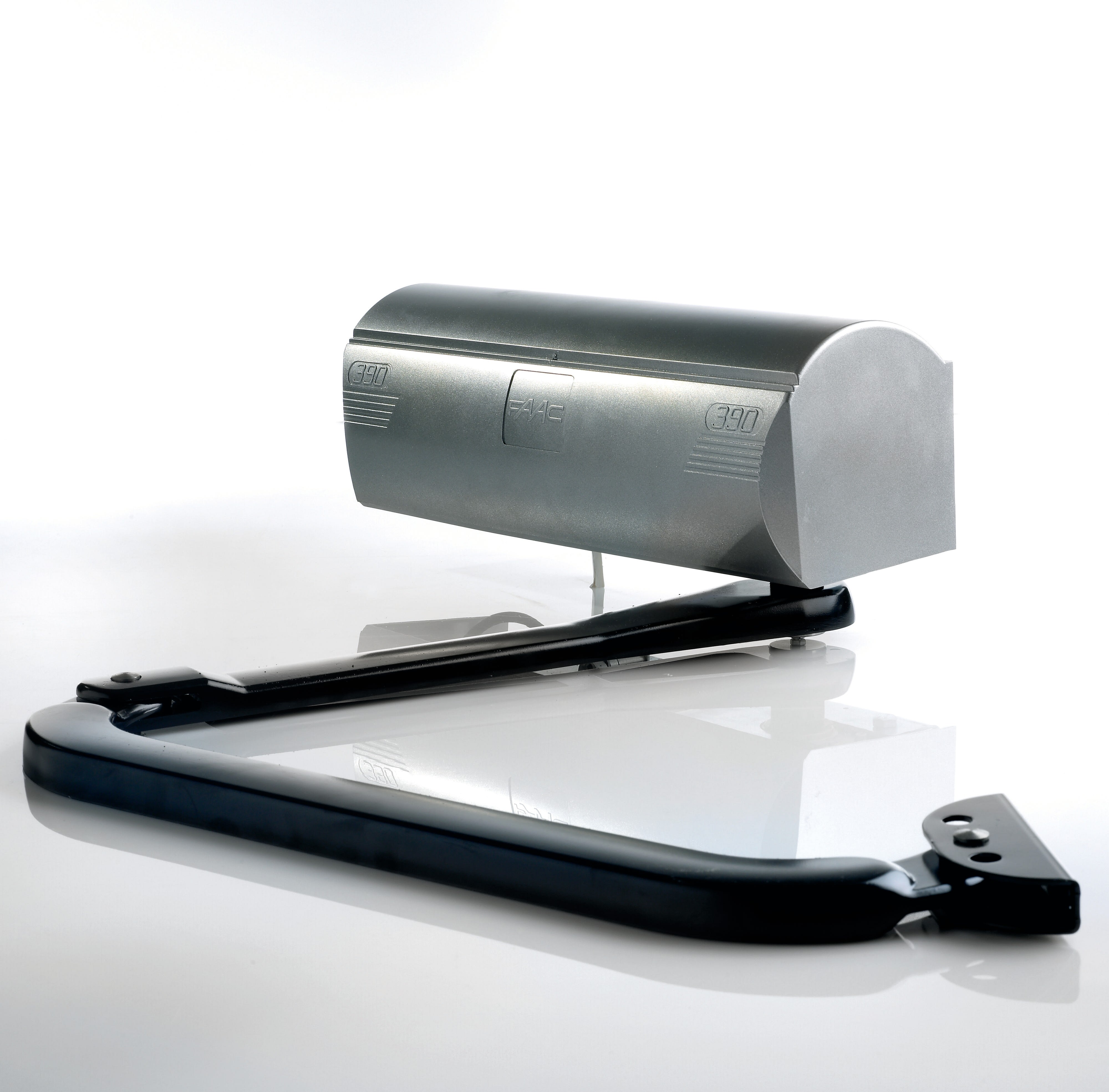 Faac - operateur 390 24v electromecanique, acc. instal., cle dev. vendu sans bras.