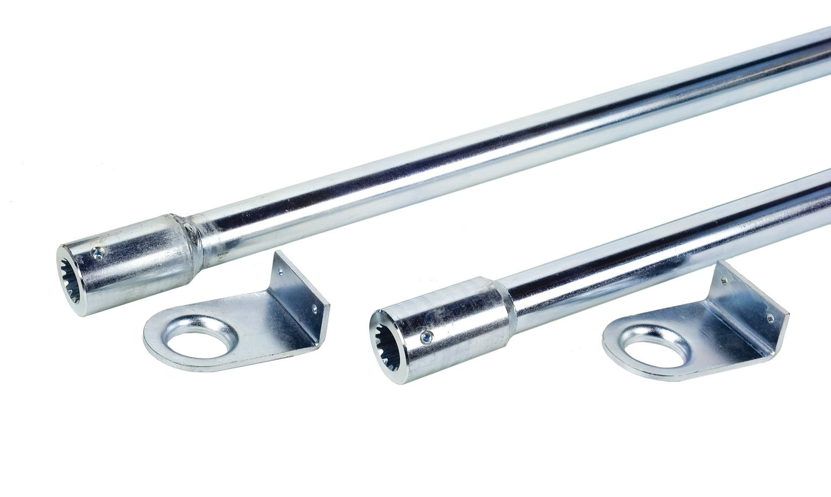 Faac - 593_paire de tubes de transmission avec supports lateraux, installation 2 op