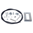 Faac - kit de deverrouillage exterieur pour porte de garage (cable+gaine+accessoires)