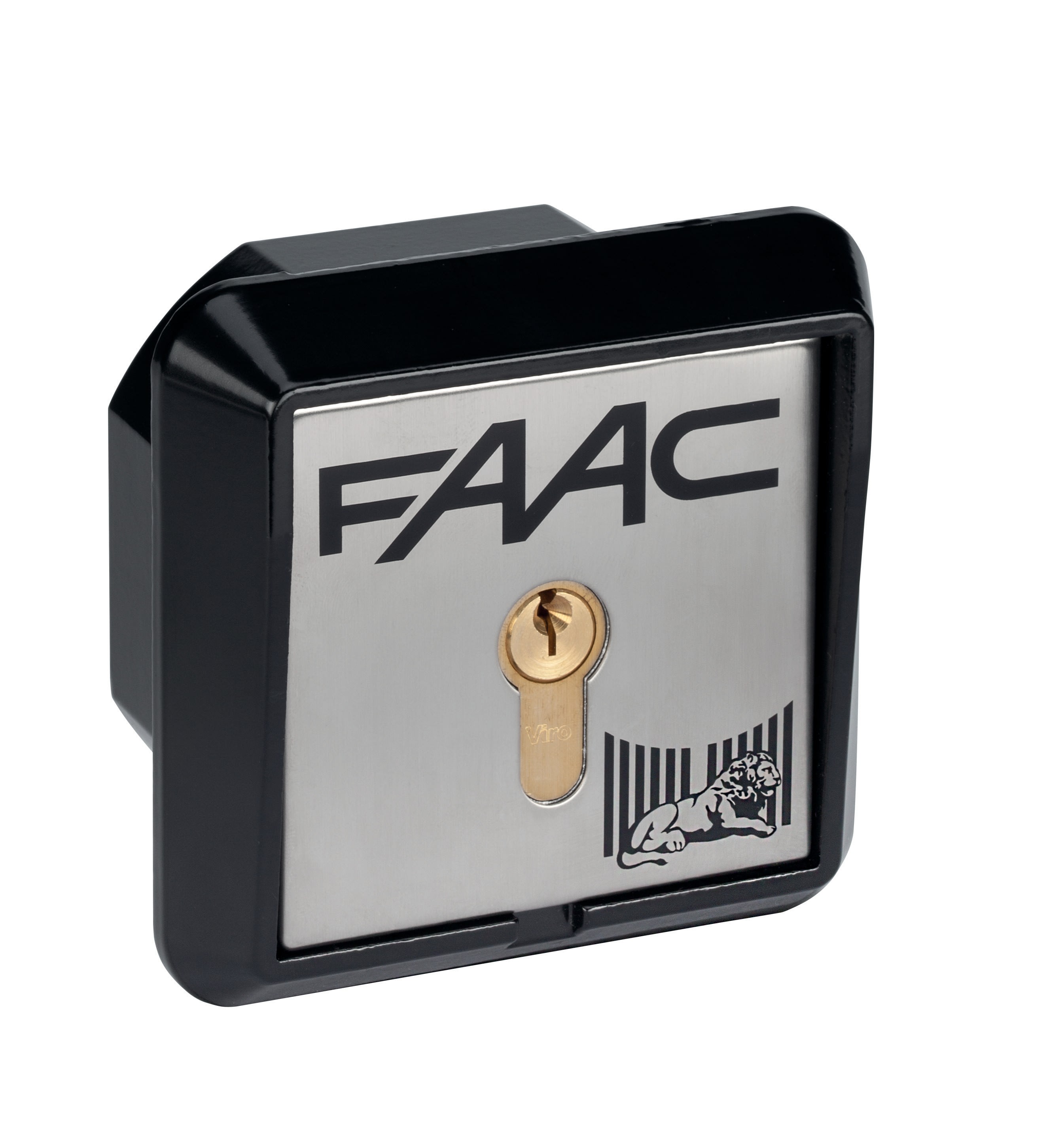 Faac - contacteur a cle t21 encastre - 2 contacts