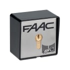 Faac - contacteur a cle t21 a cable en saillie - 2 contacts