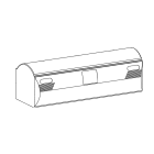 Faac - 390 - capot de protection d'operateur portail battant 390, magnum kit