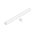 Faac - 412 - carter de protection tige (v.2000) pour moteur de portail battant 412