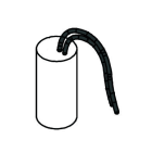 Faac - condensateur 16 µf 250v avec cable 180mm.