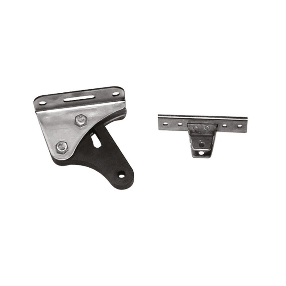 Faac - 412 - kit fixation rapide inox avec attache arriere reglable et attache avant