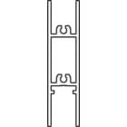 Faac - traverse horizontale basse 5200mm anodise