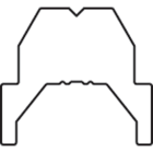 Faac - profile de fixation au sol 5200mm anodise