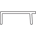 Faac - profile plastique de finition tk20 l5,1m (105804)