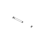 Faac - axe de fixation d'attache polyamide pour 415 et s418