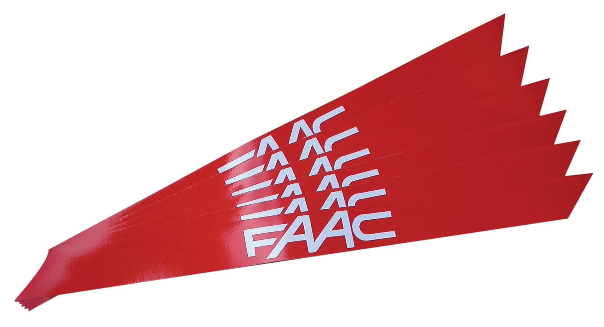 Faac - adhesifs reflechissants pour lisses de barrieres (vendu par 6)