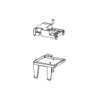 Faac - 391 - support et couvercle pour carte electronique e024s