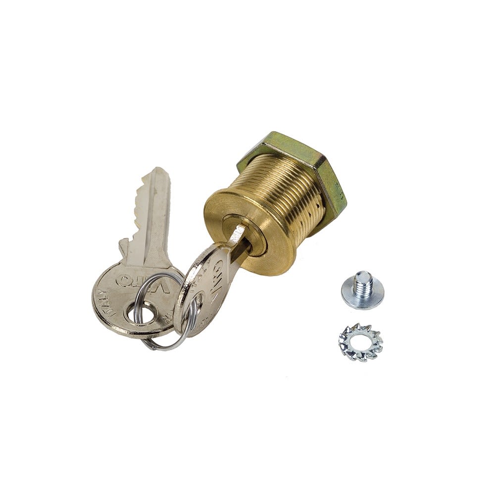 Faac - serrure de deverrouillage avec 2 cles n°6 - op s450h,422,s800h,s800,c721