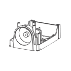 Faac - 391 - corps d'operateur (bas de moteur 391). piece detachee.