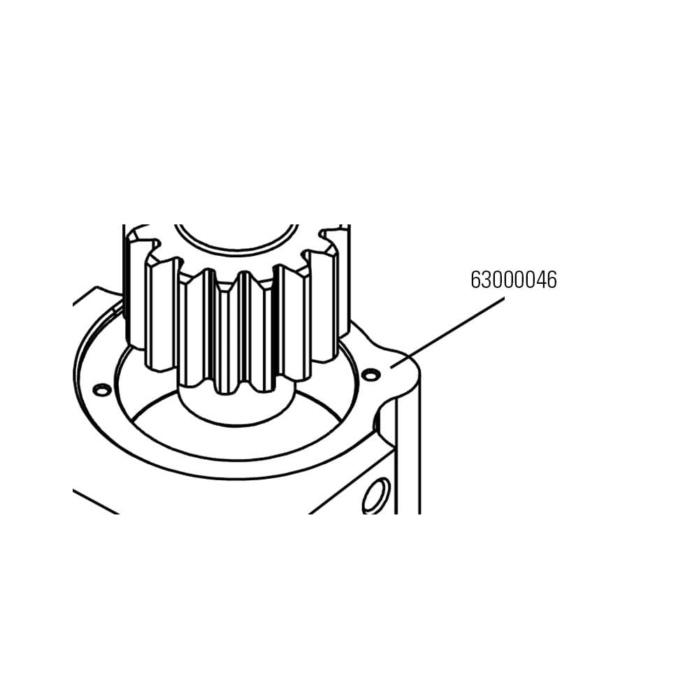 Faac - s700h - joints cannele pour moteur enterre