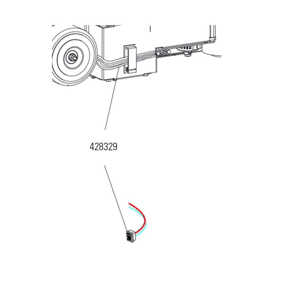Faac - interrupteur de fonction avec cable 950 bm