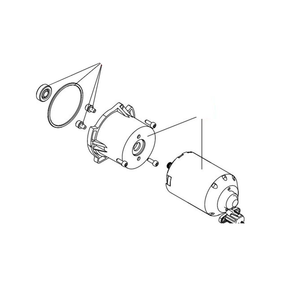 Faac - s450h - groupe moteur.piece detachee pour operateur hydraulique s450h cbac et sb