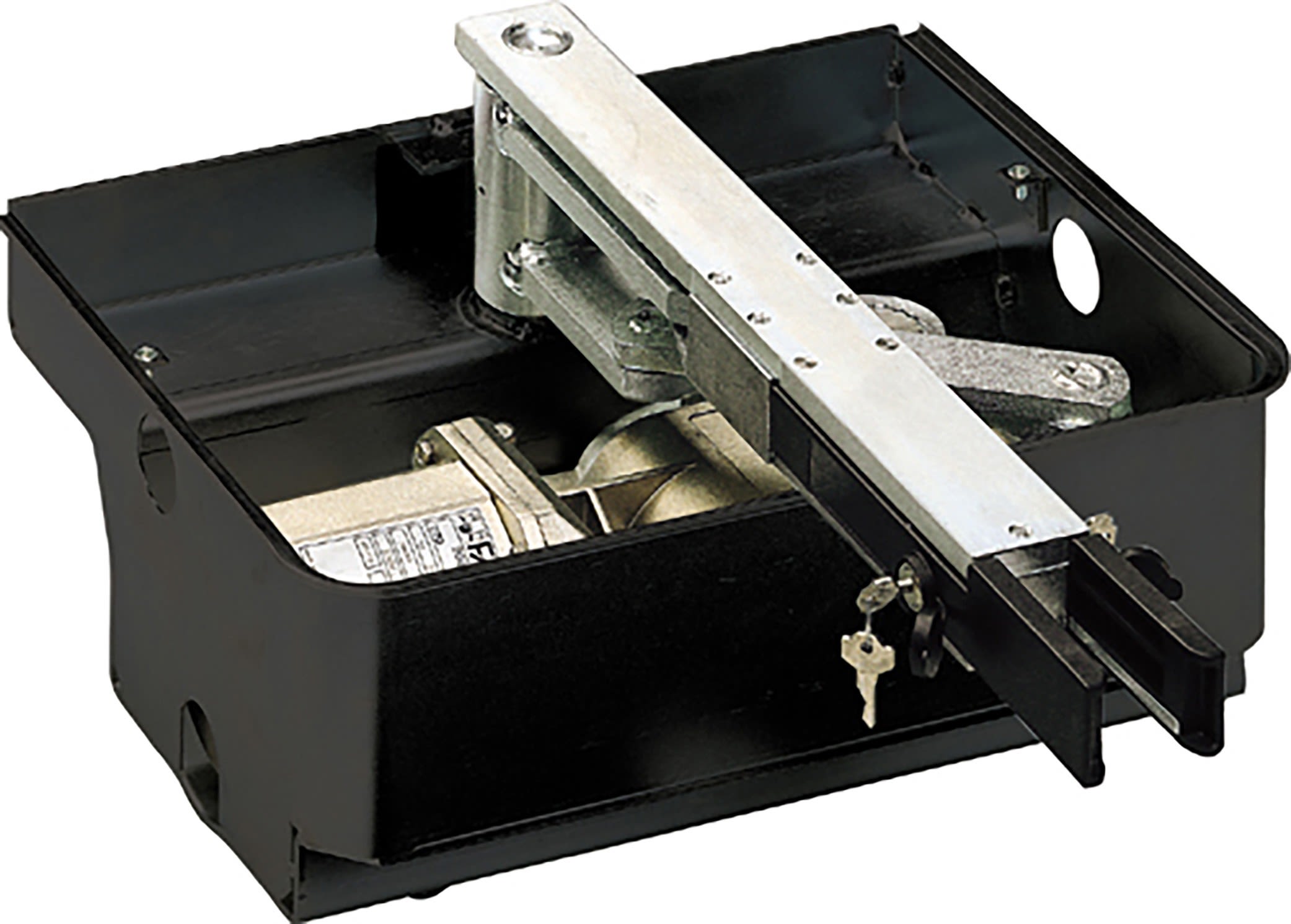 Faac - operateur 770n 230v electromecanique, acc. install. cles dev. conde 12,5uf 400v.