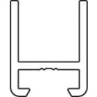 Faac - profile tk20 sans usinage 5200mm anodise
