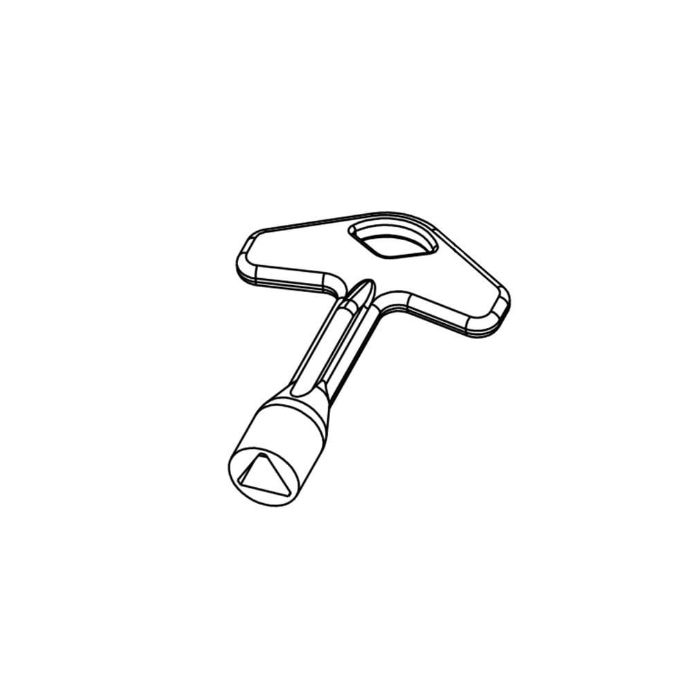 Faac - j200/j275 sa - cle deverrouillage