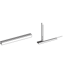 Faac - profile de liaison chariot  vantail pour kit apn 900mm