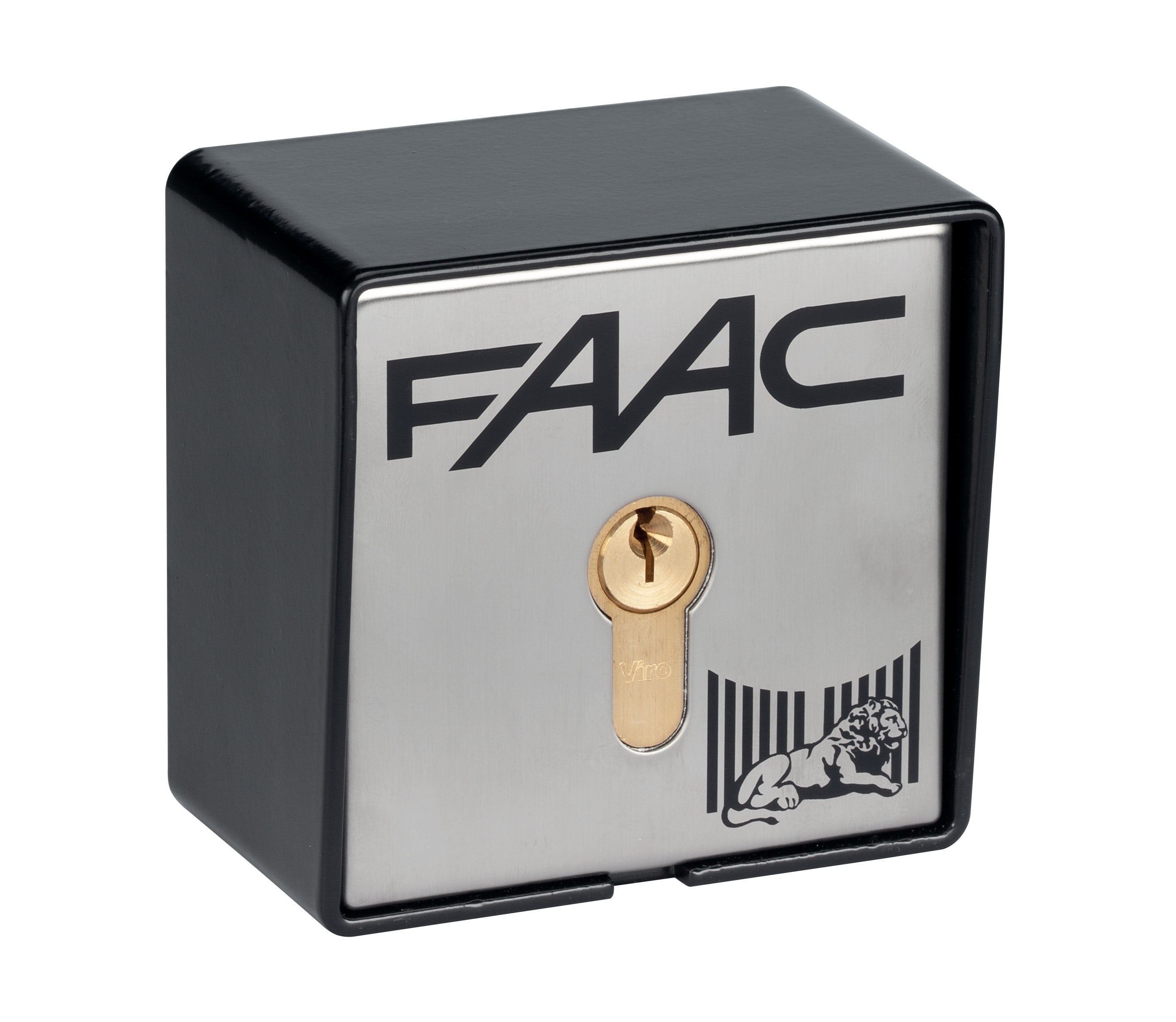 Faac - contacteur a cle t21 a cable en saillie - 2 contacts