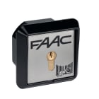 Faac - contacteur a cle t21 a cable encastre - 2 contacts