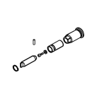 Faac - 640 - deverrouillage exterieur par cle triangulaire pour barriere 640