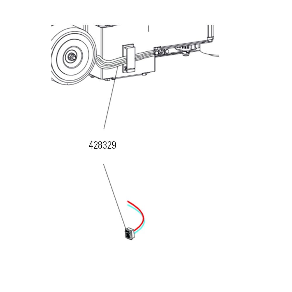 Faac - interrupteur de fonction avec cable 950 bm