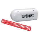 Faac - Ensemble flasque et ressort rouge pour barrière B680H, pour lisse de type L.
