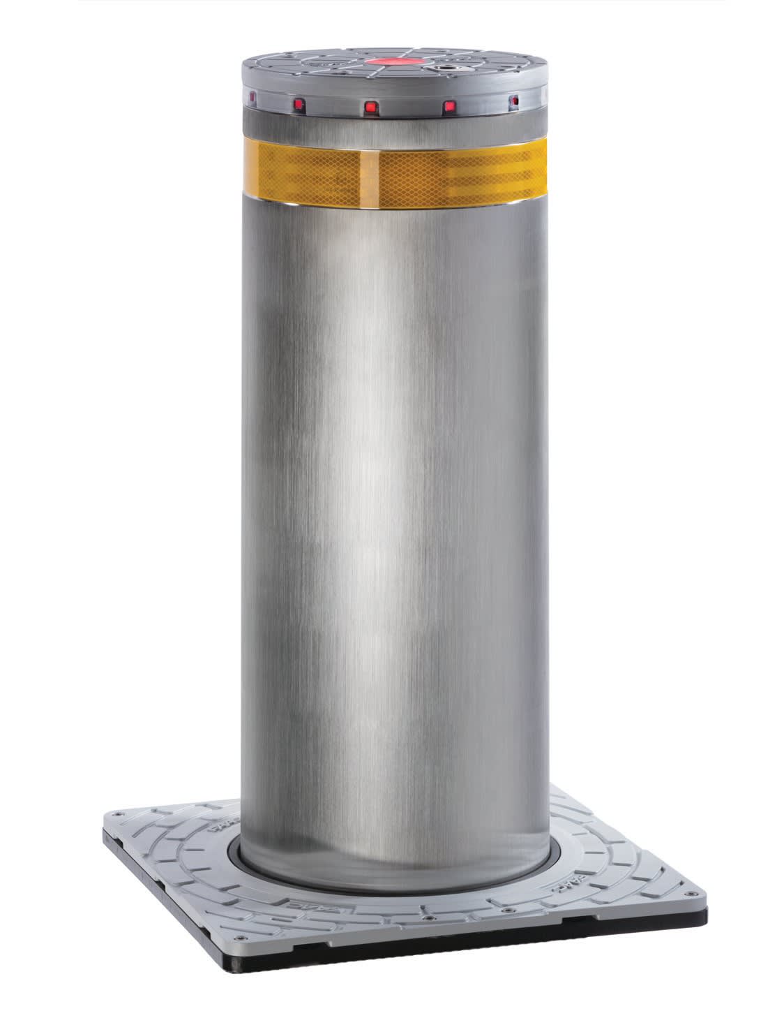 Faac - j275 f 2k h800mm acier peint ral7021 avec led et cylindre.