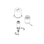 Faac - 741 - bloc moteur. Piece detachee pour operateur 741, delta kit