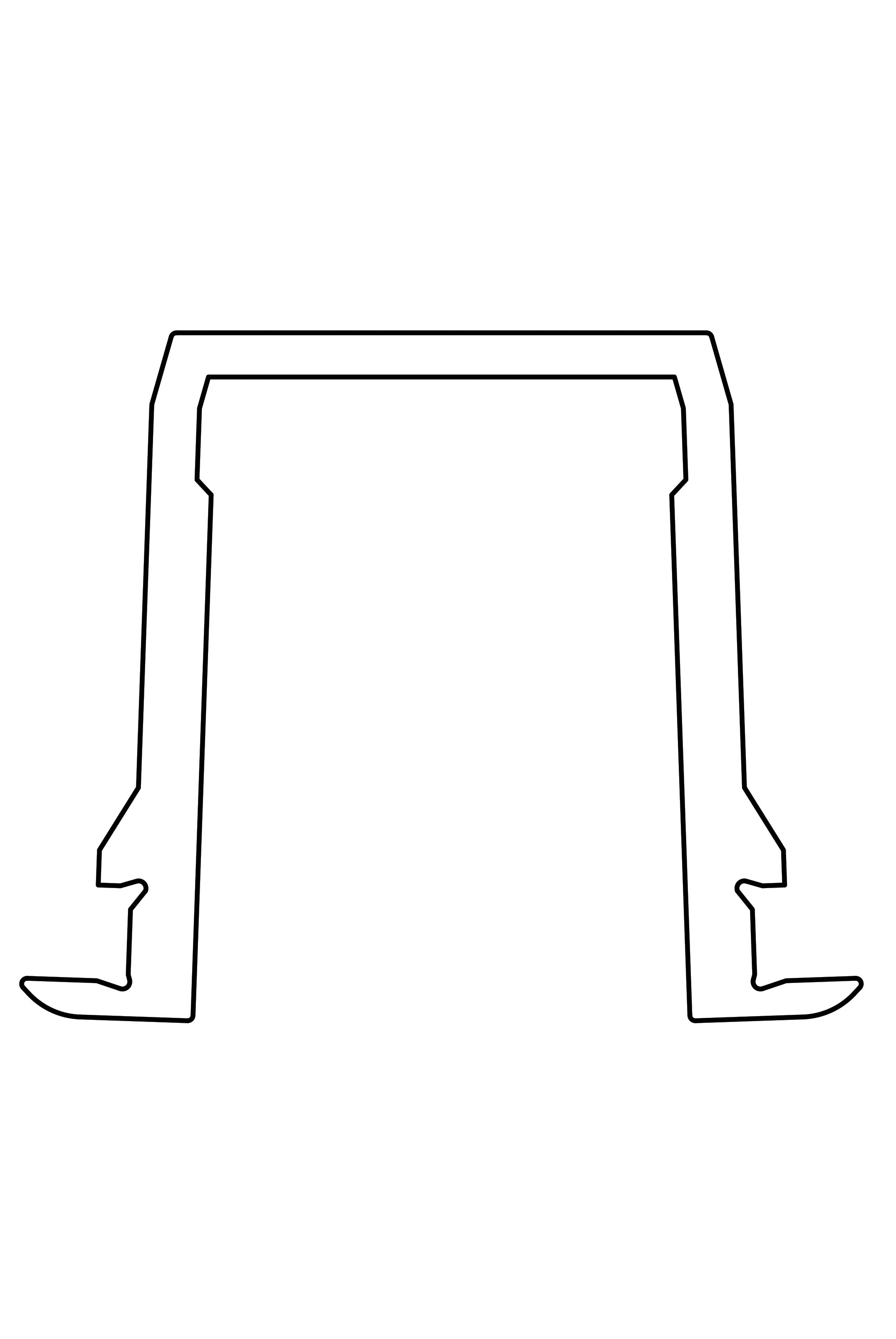 Faac - profile guide sol tk35 5500mm a inserer dans la traverse basse
