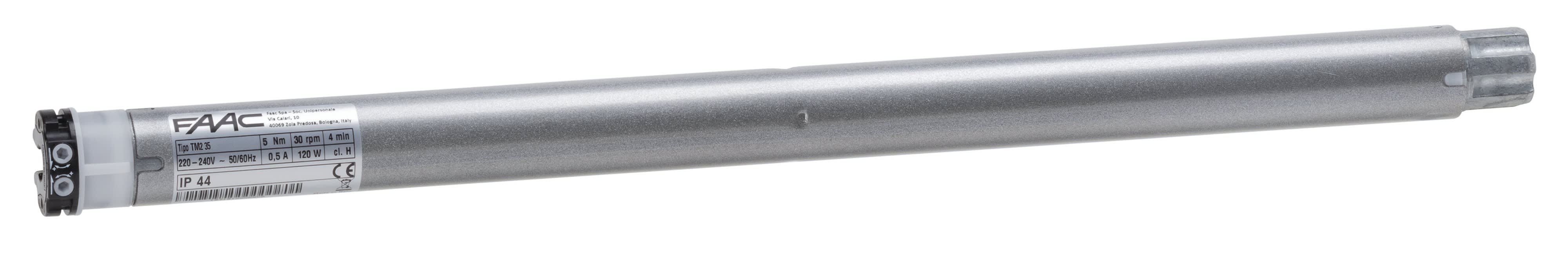 Faac - moteur pour volets roulants tm2 ? 35 09/16 tours/min_adaptateur octo40_1 piece