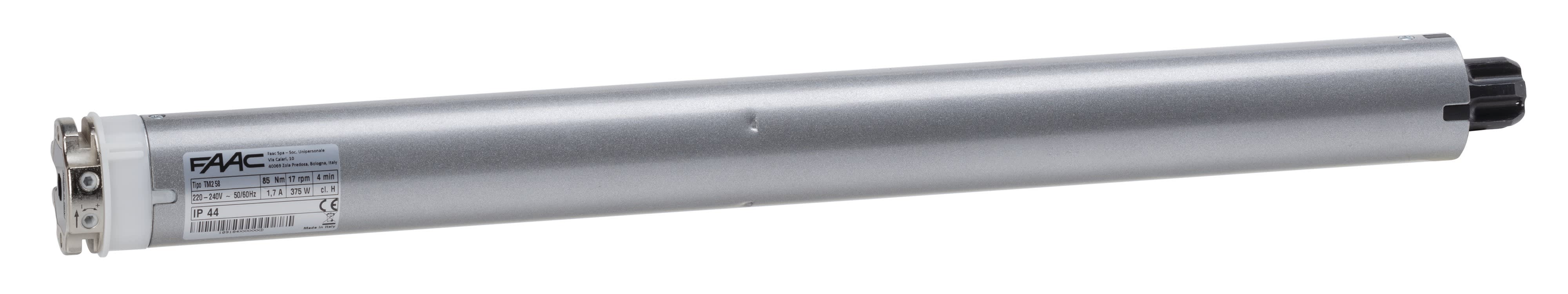 Faac - moteur pour volets roulants tm2 ? 58 85/17 tours/min_1 piece