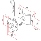 Faac - tm2 sup35 - omega+sq.pin support_1pc